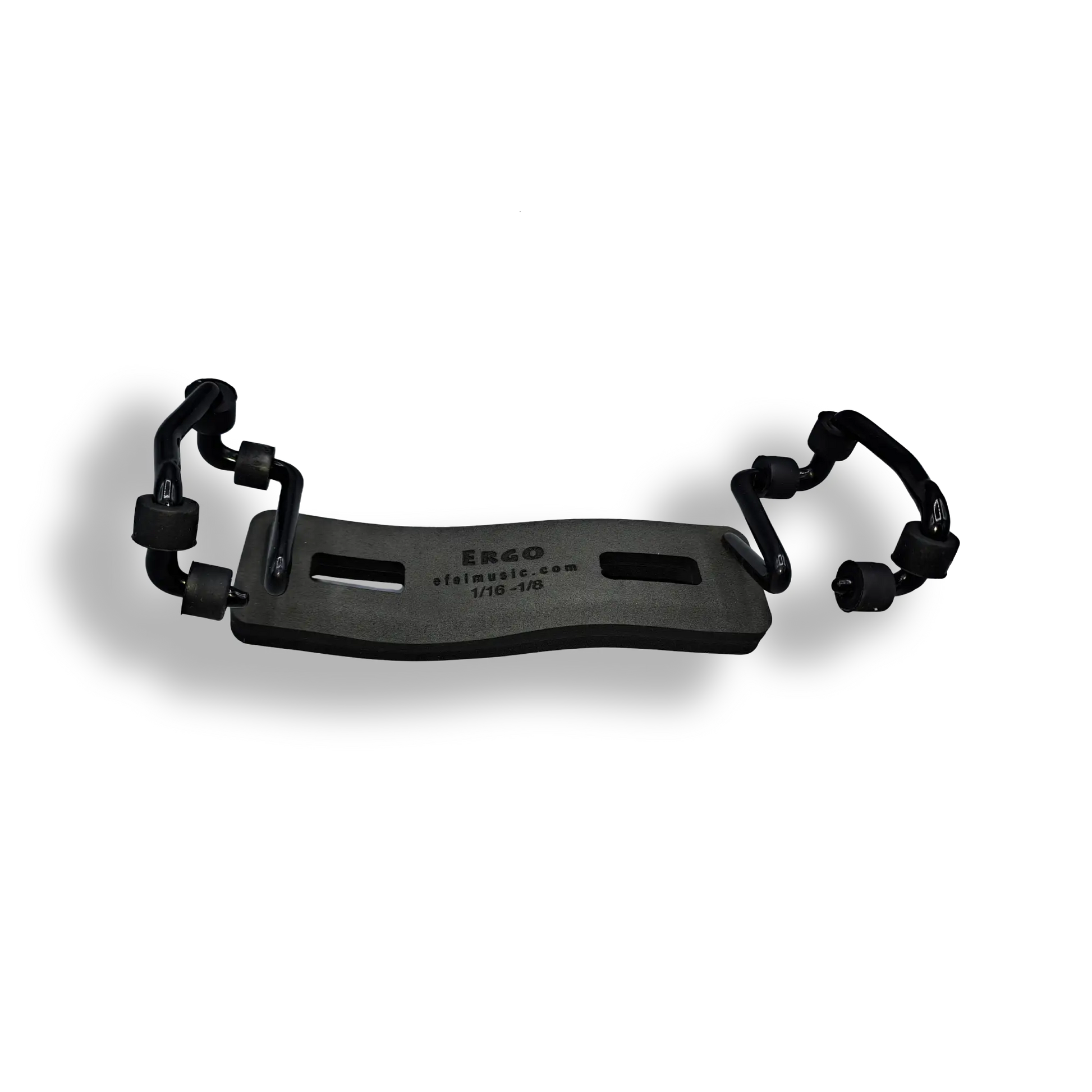 EFEL Ergo violin shoulder rest 1/16-1/8 low top view