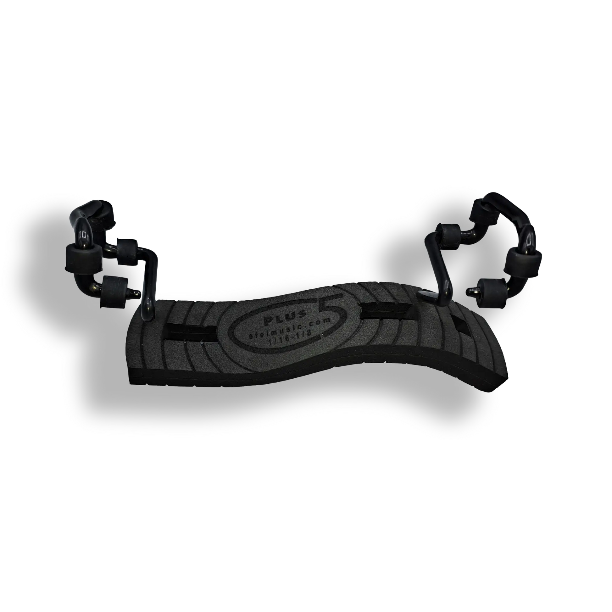 EFEL Plus violin shoulder rest 1/16-1/8 low top view
